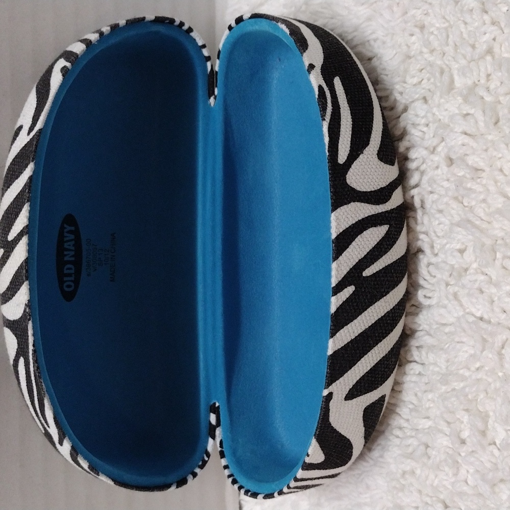 Old Navy Zebra Pattern Eyewear Hard Case Only EC#ZZZ - Picture 7 of 9
